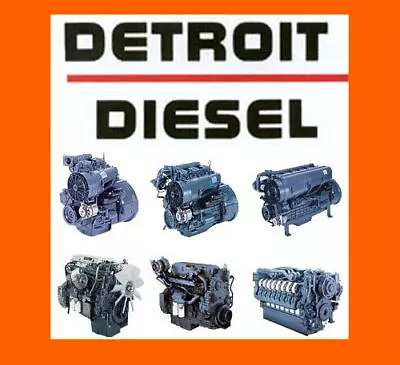 Detroit Diesel V-71 Series Shop Service Repair Manuals Workshop Engines CD DVD