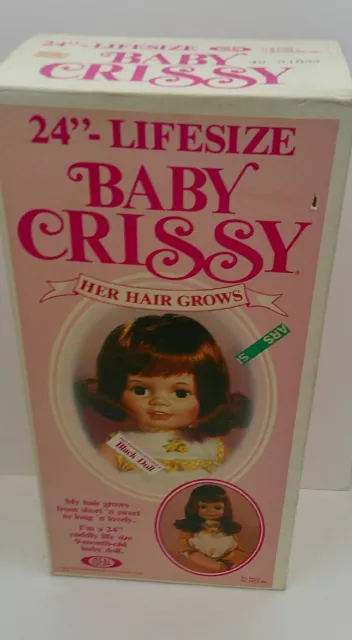 Vintage 1973 Ideal Baby Crissy 24 Inch AA New in Box No. 1457-1