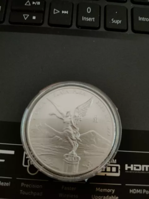 moneda 1 onza de plata Libertad México 2020 Sc Perfecta En Cápsula