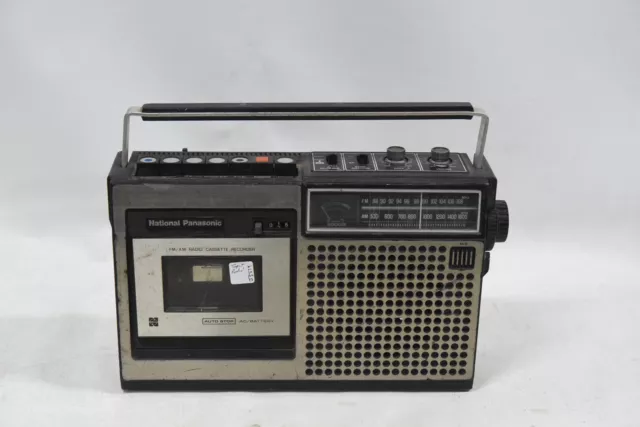 National Panasonic RQ-542S FM/AM Radio Cassette Portable Stereo - Japan 1970's