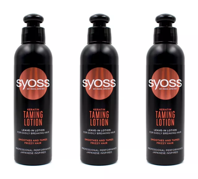 Syoss Keratin Taming Lotion , 3x150ml EAN9000101278804