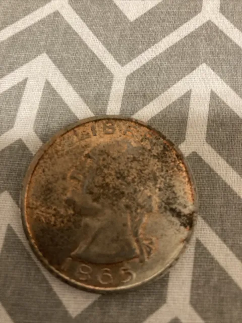 1865 American doller coin