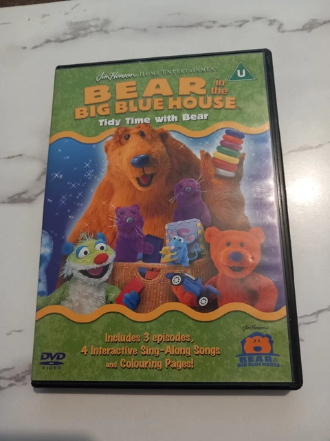 BEAR IN THE Big Blue House : Tidy Time With Bear, Rare UK DVD £17.99 ...