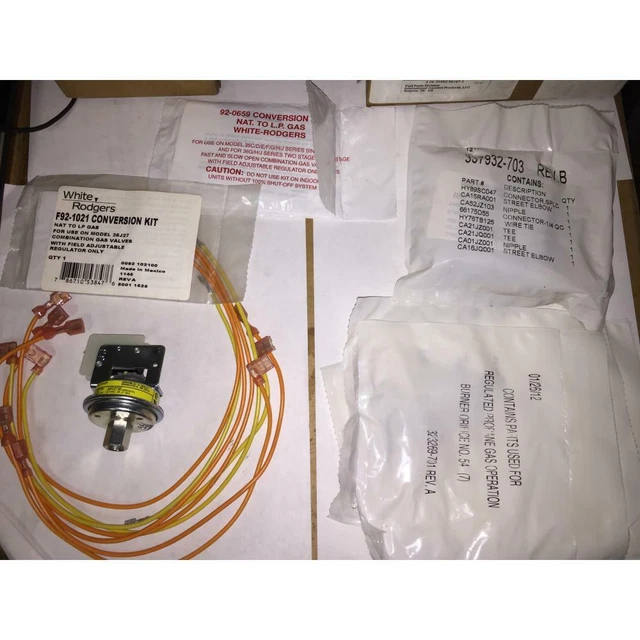 NEW HONEYWELL 3962212 Natural To Lp Gas Conversion Kit For Vr8205S