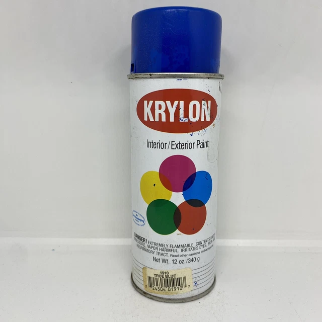 VINTAGE 1991 KRYLON True Blue 1910 spray paint can 28.28 PicClick