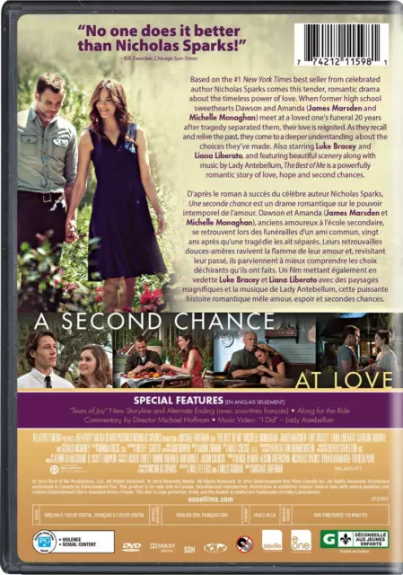 The Best of Me (Tears of Joy Edition) (DVD) Michelle Monaghan James Marsden 2