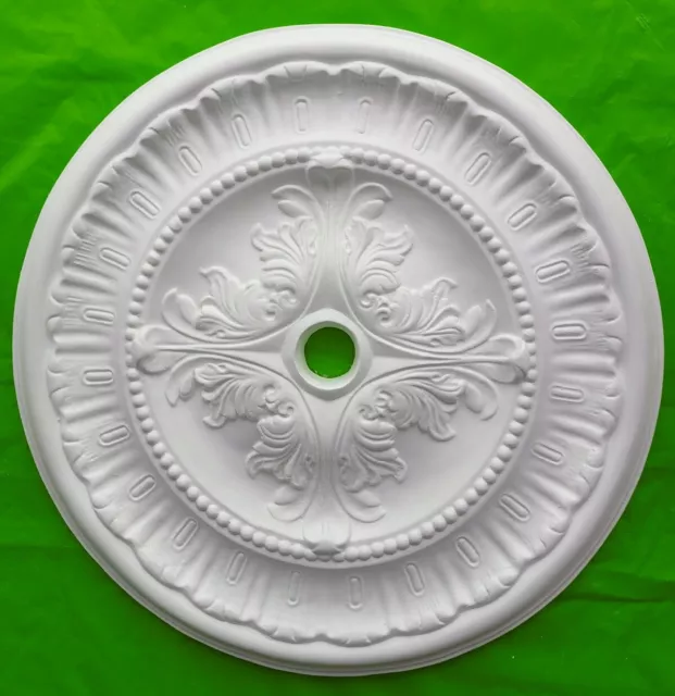 Plaster Ceiling Rose Victorian Acanthus Design 410mm