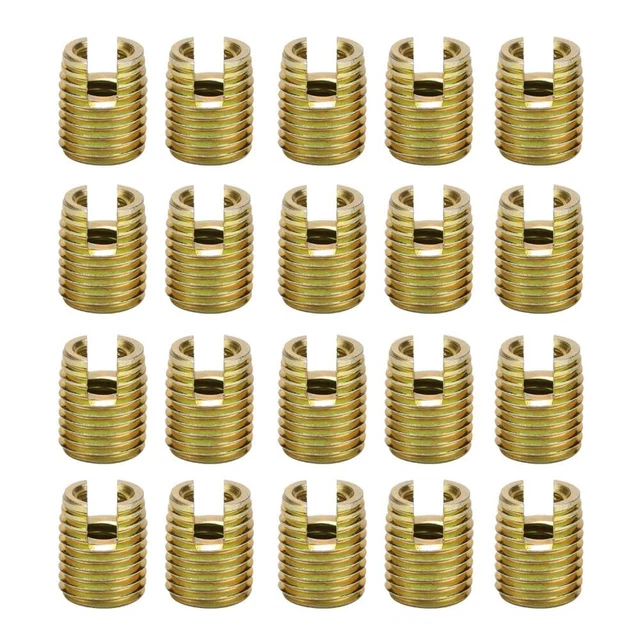 Akozon Inserto Filettato Autofilettante 20pz Inserti Filettati 302 Viti per R