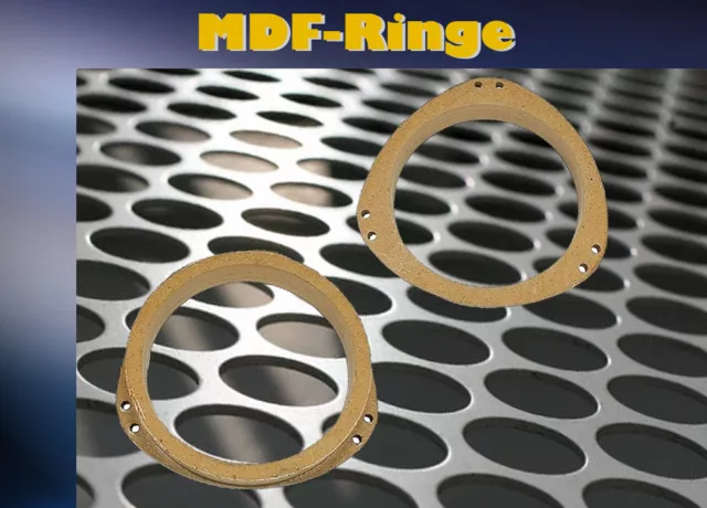 % MDF Adapterring Opel Astra G vorne passend für 165mm Lautsprecher