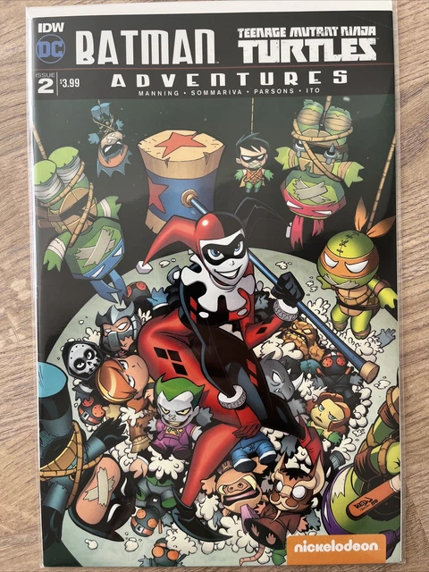 DC Comics Batman Teenage Mutant Ninja Turtles #2 Harley Quinn Cover