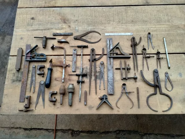 Lot Of Vintage Machinist Tools