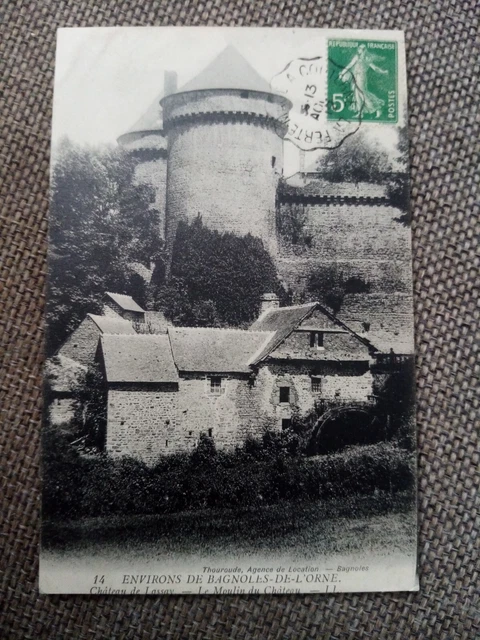 Cpa Environs De Bagnoles De L Orne Château De Lassay