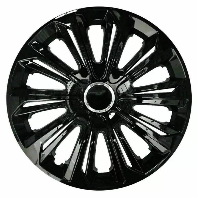 4x14" Wheel trims wheel covers for Ford KA 14"  black high gloss