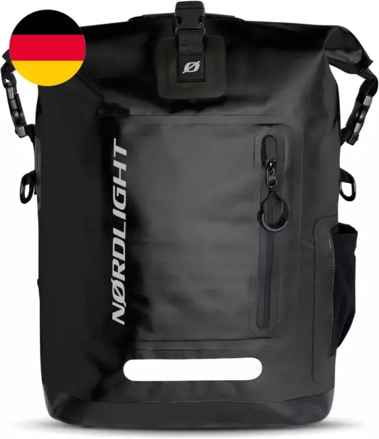 Nordlight Wasserdichter Rucksack Roll Top 25L - Hybrid 25" | Dry Bag Rucksack Mi