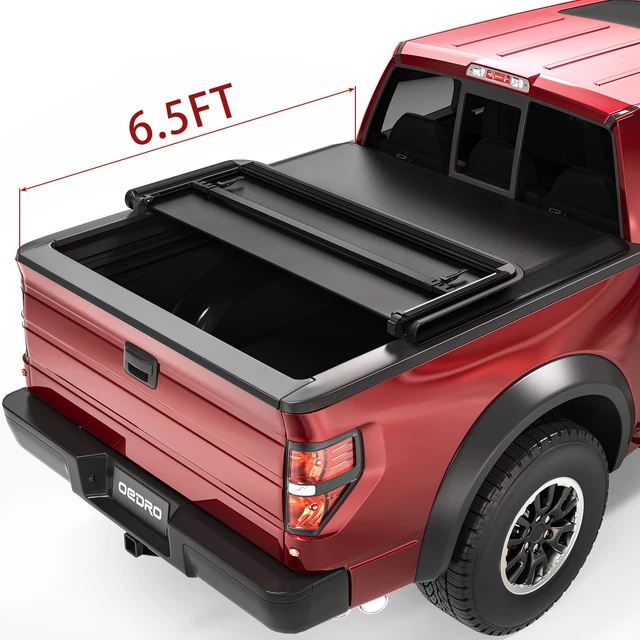 OEDRO UPGRADED SOFT TriFold Tonneau Cover Bed For 20092014 Ford F150