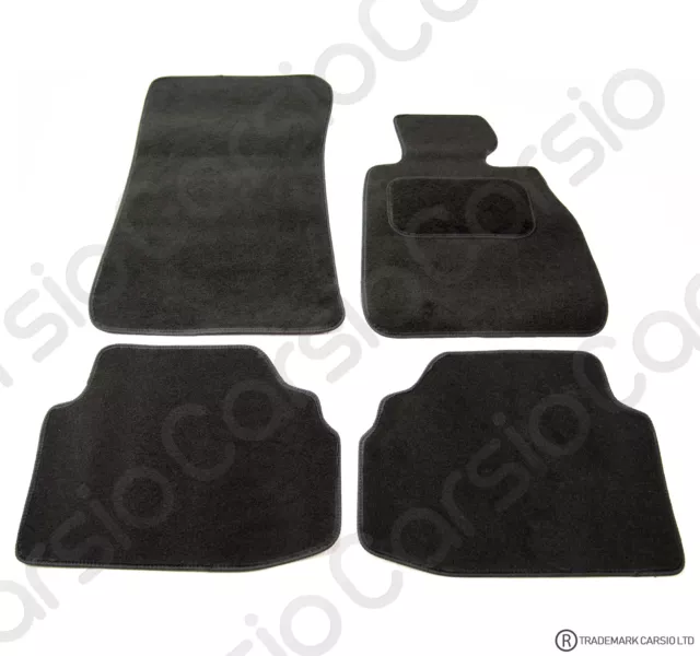 For BMW 3 Series E92 Coupe 2005 - 2011 Tailored Black Car Floor Mats Carpets Set