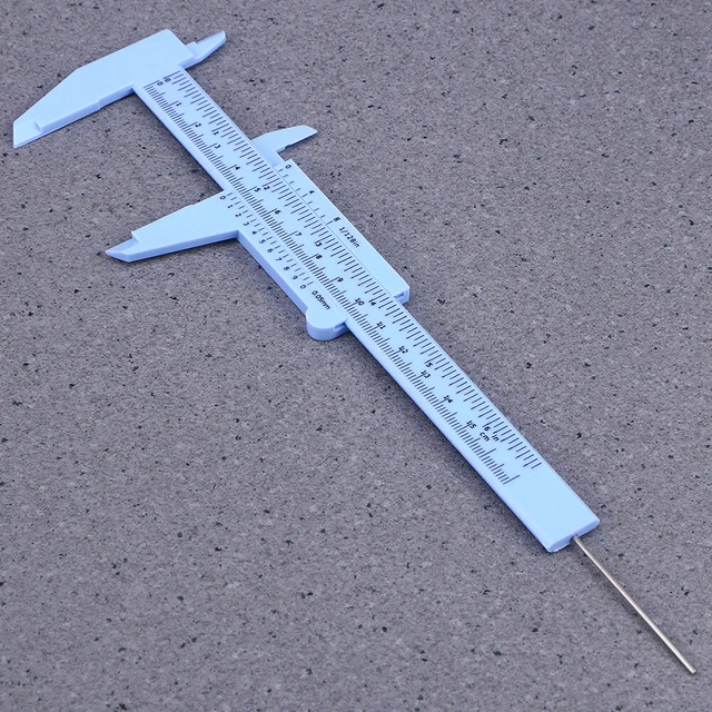 4Pcs Vernier Caliper Metric Gauge Sliding Pocket Caliper Ruler Gauge Manual