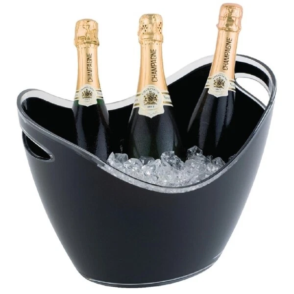 APS Champagnerkühler schwarz groß