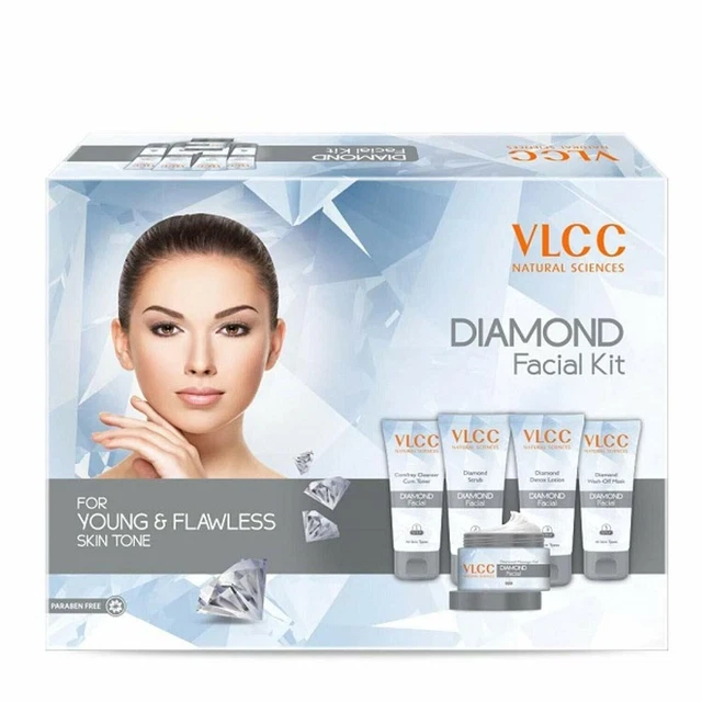 VLCC Diamante Facciale Kit, Young & Impeccabile Pelle Tono, 308 GM