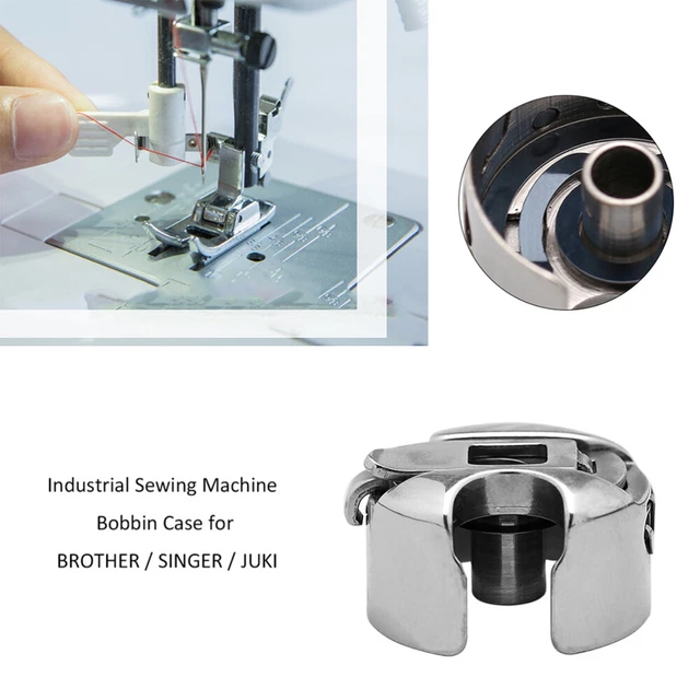 2 PCS BOBBIN Case Front Loading Sewing Brother Machine Bobbins
