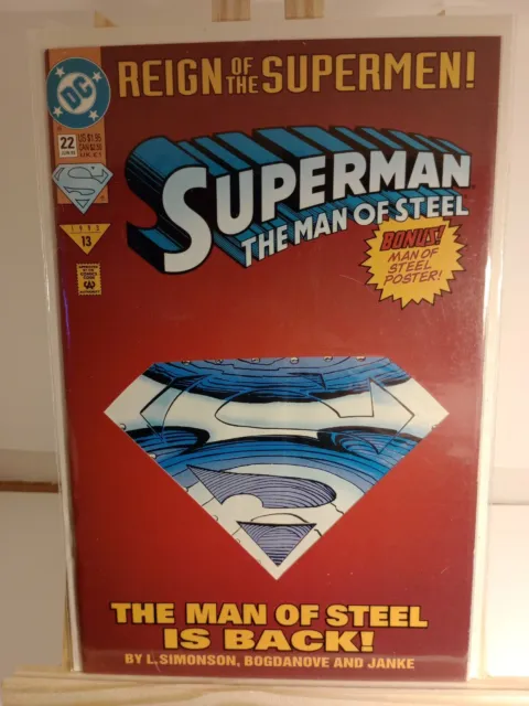 Dc Superman The Man Of Steel Reign Of The Supermen 1993 #13 #22 June 93