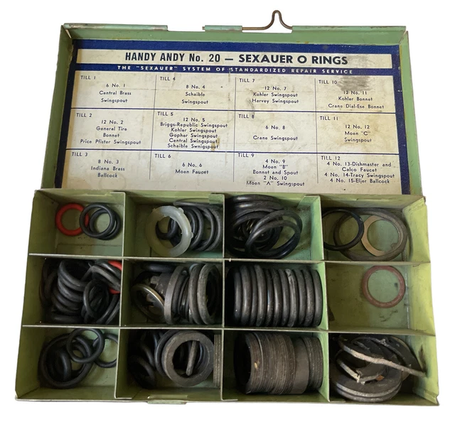 Vintage Sexauer Handy Andy No. 20 O rings