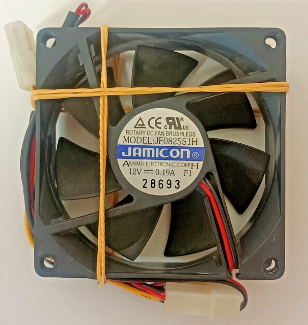 Ventilateur Chieftec 120mm D12SL-12 (DC 12V 0.30A) - Occasion Testé, Molex/3-Pin