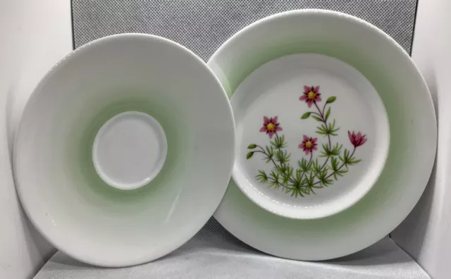 Tuscan Bone China Trio  -  "Meadowsweet" pattern. Ref: TU01 3