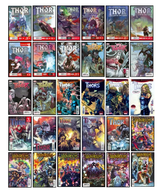 Thor God of Thunder (2012 Marvel) War of the Realms, More - Buy 2 Get 1 Free