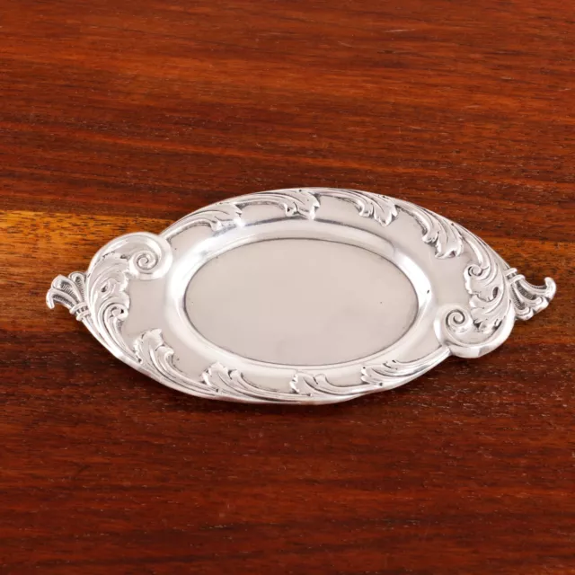 George O Herrmann Sterling Silver  Jewelry / Pin Tray Acanthus No Monogram