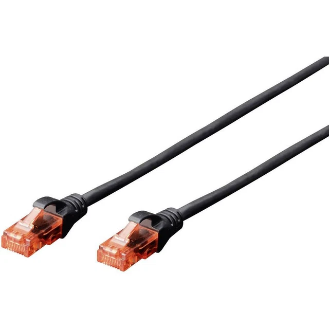 Digitus DK-1617-0025/BL RJ45 Netzwerkkabel, Patchkabel CAT 6 U/UTP 0.25 m
