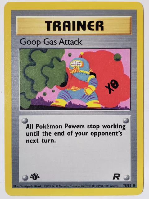 Goop Gas Attack 78/82 - 1ST EDITION - Team Rocket Pokemon Card $2 Combined Ship