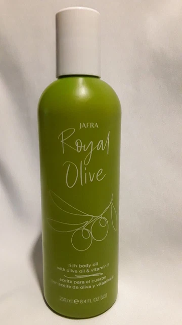 Jafra Royal Olive Rich Body Oil w/Vitamin E Fullsize 8.4 fl oz New & Ships Free!