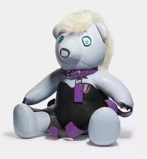 Disney X Coach Ursula Collectible Bear - Leather Plush - Style No. CC945 - NEW