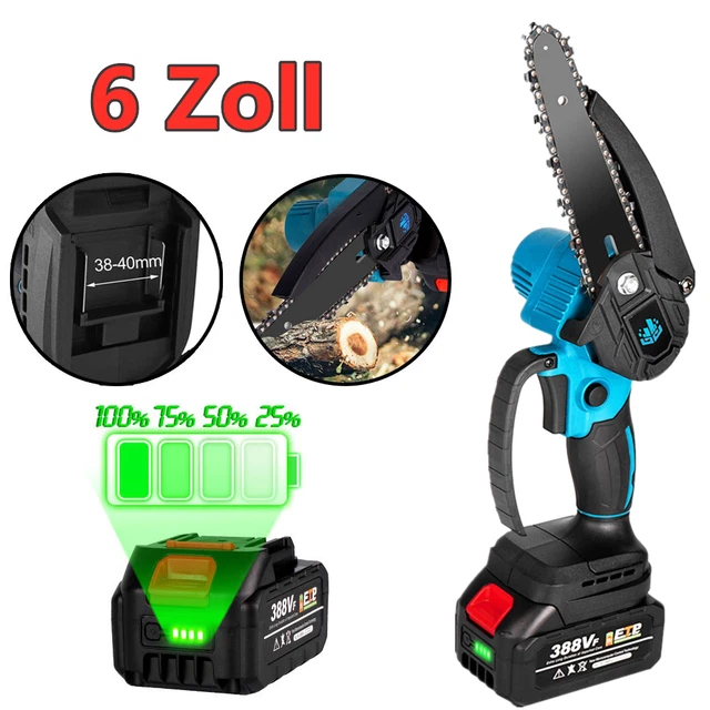 6Zoll Akku Kettensäge Mini Elektro Kettensägen Handkettensäge Oder Ersatzzubehör
