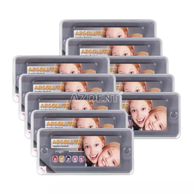 Dental Ortho Monocrystalline Sapphire Ceramic Brackets Mini Size & Low Profile