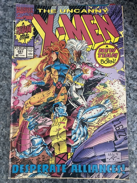 Marvel Comics The Uncanny X-Men Desperate Alliances 281 OCT CC02461