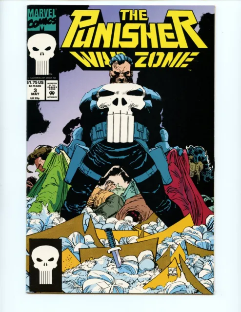 Punisher War Zone #3 Comic Book 1992 NM Chuck Dixon John Romita Marvel