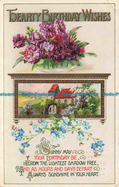 R663460 Hearty Birthday Wishes. Wildt and Kray. Series 2920