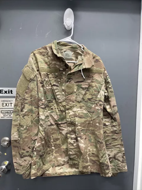 US Army Camo OCP Combat Uniform Multicam Coat Size Small Long NWOT