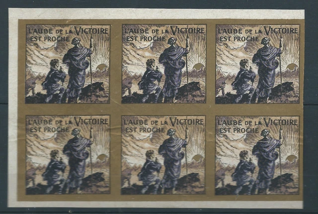 6 VIGNETTES PATRIOTIQUES - DELANDRE France poster stamps WWI WW1 1914 ...