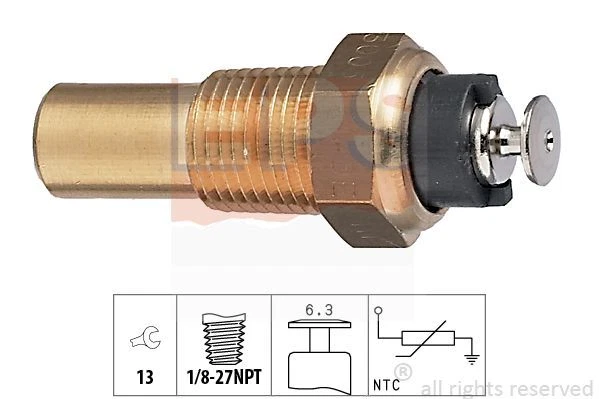 Sensore EPS temperatura refrigerante 1.830.005 per Opel Tigra + Sintra + 75-03
