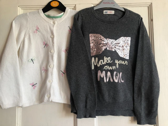 Girls Cardigan & Jumper Bundle Age 4-6 years