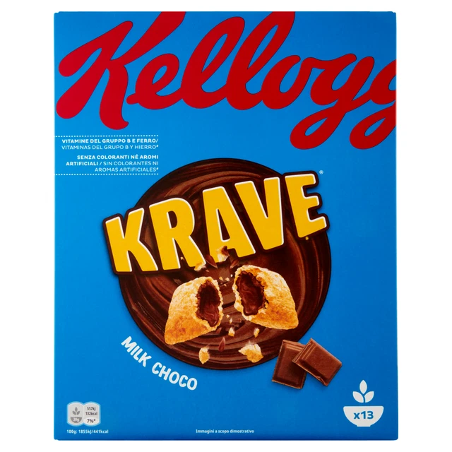 Krave Roulette KELLOGG'S KRAVE MILK Choco 410 G Céréales Kellogg's Pummelchen Chocolat ...