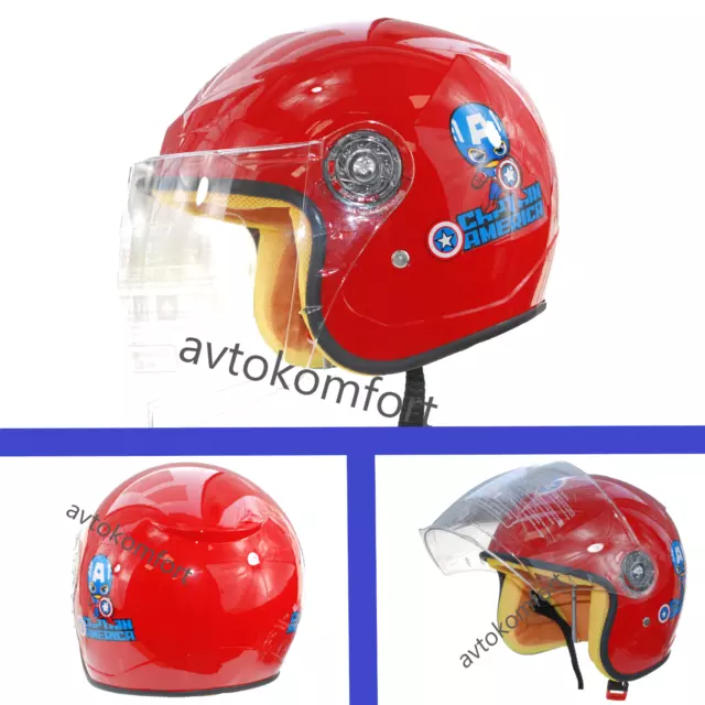 Kinder Jugend Kinder Motorrad ATV Helm GRÖSSE XXS 49-53 cm Dirt Bike BMX...