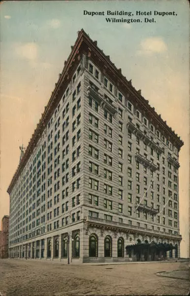 Wilmington,DE Depont Building,Hotel Dupont New Castle County Delaware Postcard