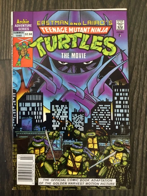Teenage Mutant Ninja Turtles The Movie #1 - Newsstand Archie 1990