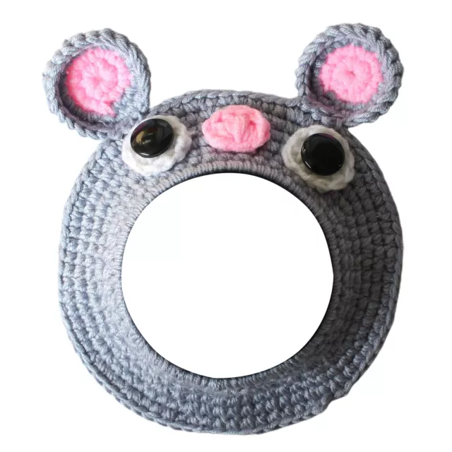 Baby Photography Prop Creative Shape Wear Resistant Camera Lens Knitted Cartoon