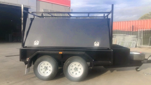8x5 Tandem Tradesman Trailer 2 Ton GVM Three Door Canopy