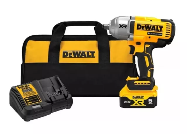 DEWALT DCF900P1 1.3cm Conducir 213mKG 20V Máximo Alto Torque Impacto Llave Kit